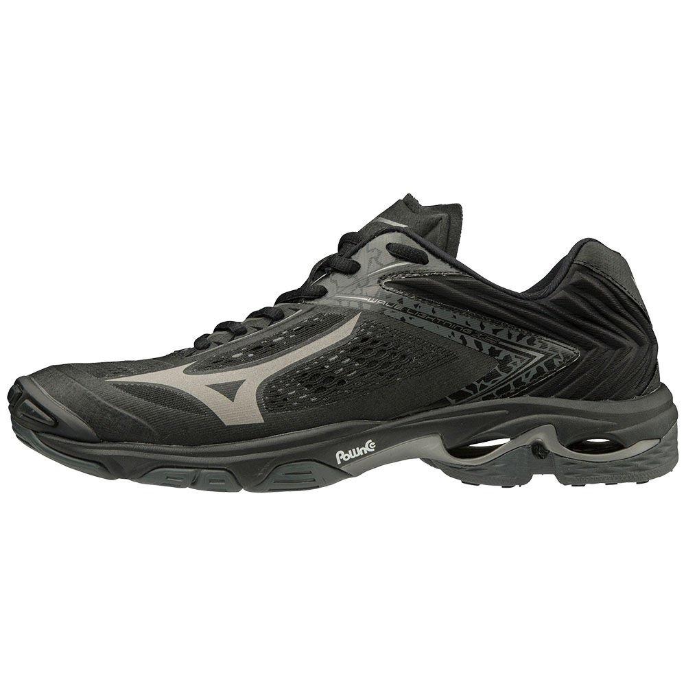 Mizuno Men's Volleyball Shoes Black/Grey/Dark Grey WAVE LIGHTNING Z5 Shoes - V1GA190097